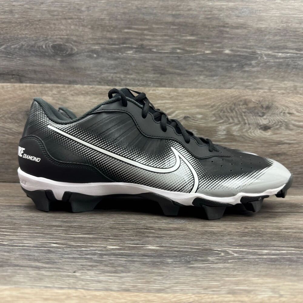 Nike Fastflex Diamond Baseball Cleats Men Size 11 Black White DJ6524-011